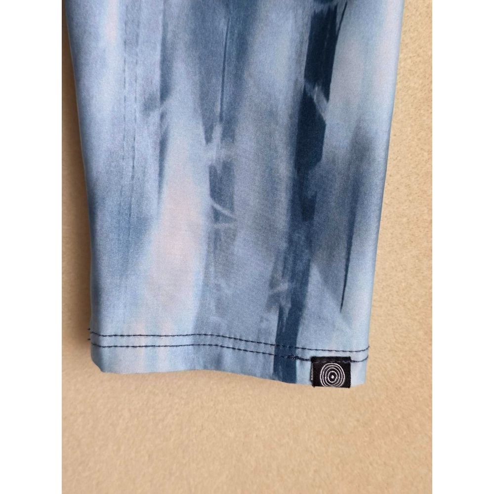 Onzie Leggings Women's Size M Navy Blue Black Yoga Gym Athletic Pants - Picture 5 of 8